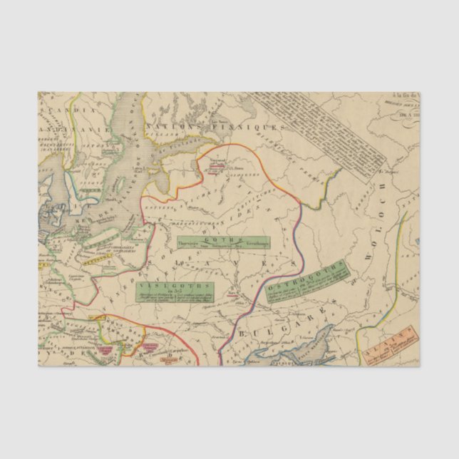 Papel De Seda Russie, ante, Norwege (Anverso)