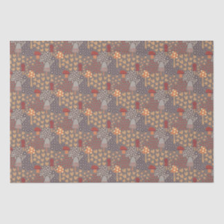 Papel De Seda Rustic Farmhouse Fall Mushrooms Hearts Decoupage