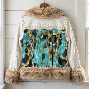 Papel De Seda Rústica Moda de Vaqueras Occidentales Patrón Anima