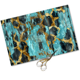 Papel De Seda Rústica Moda de Vaqueras Occidentales Patrón Anima