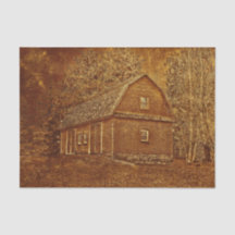 Rústica Vintage Country Textura Rust Red Barn