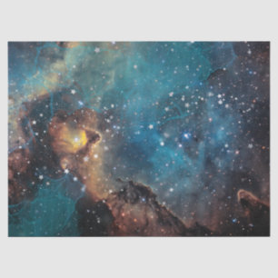 Papel De Seda Rusty Blue Cloud Nebula
