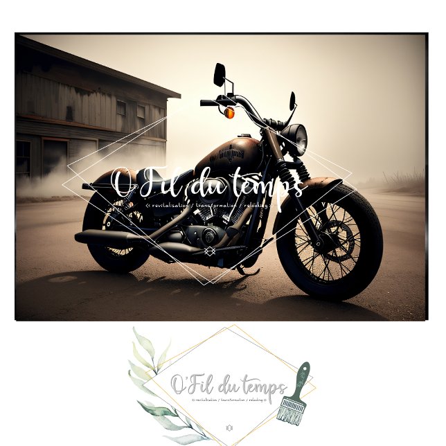 Papel De Seda Rusty old bike v4 post-apocallyptic Tissue paper (Subido por el creador)