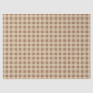 Papel De Seda Rusty Rosa Gingham Decoupage