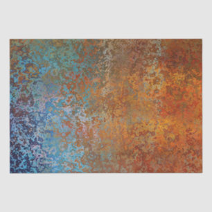 Papel De Seda Rusty, Verdigris, Grunge Steampunk