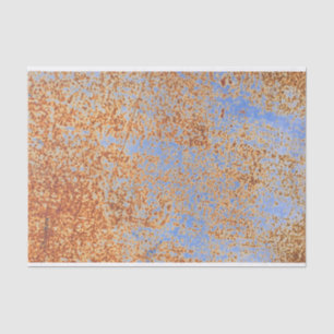 Papel De Seda Rusty Weathered Grunge Light Purple Blue Urban DIY