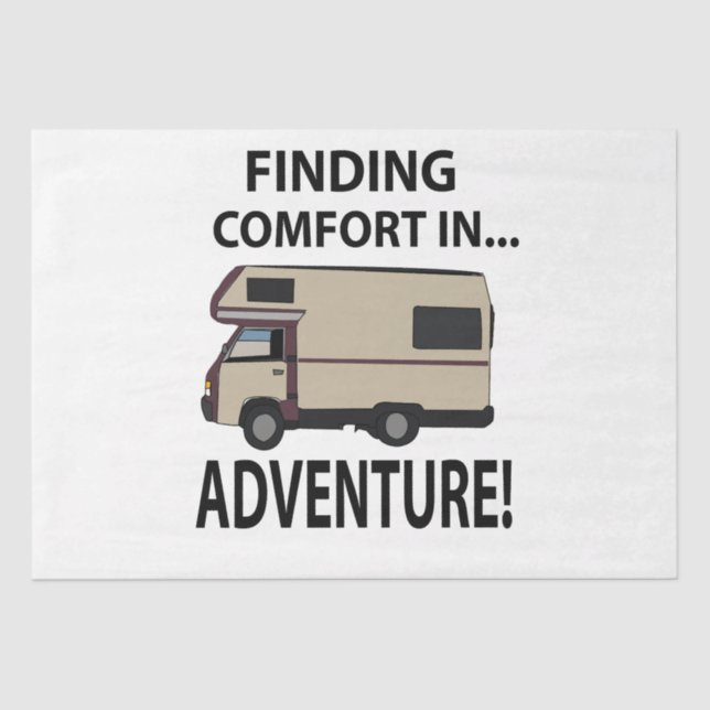 Papel De Seda RV Camping Adventure Ring (Anverso)