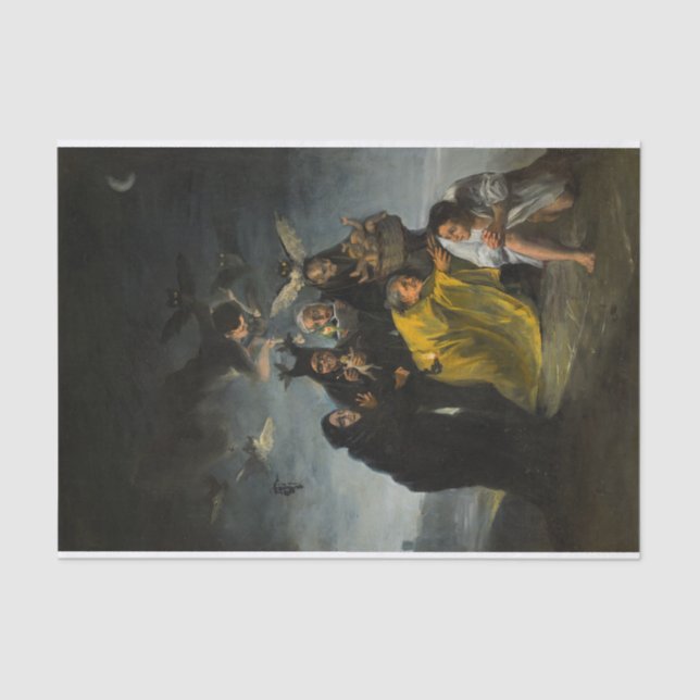 Papel De Seda Sabbath, Las Brujas, de Francisco Goya (Anverso)