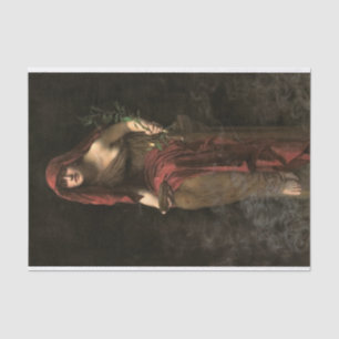 Papel De Seda Sacerdotes de Delfos por John Collier