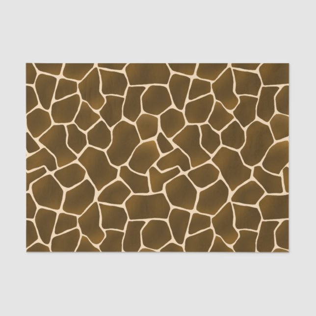 Papel De Seda Safari de estilo salvaje Girafa Cuadros de piel de (Anverso)