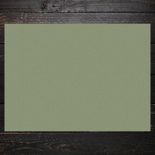 Papel De Seda Sage Green Color sólido