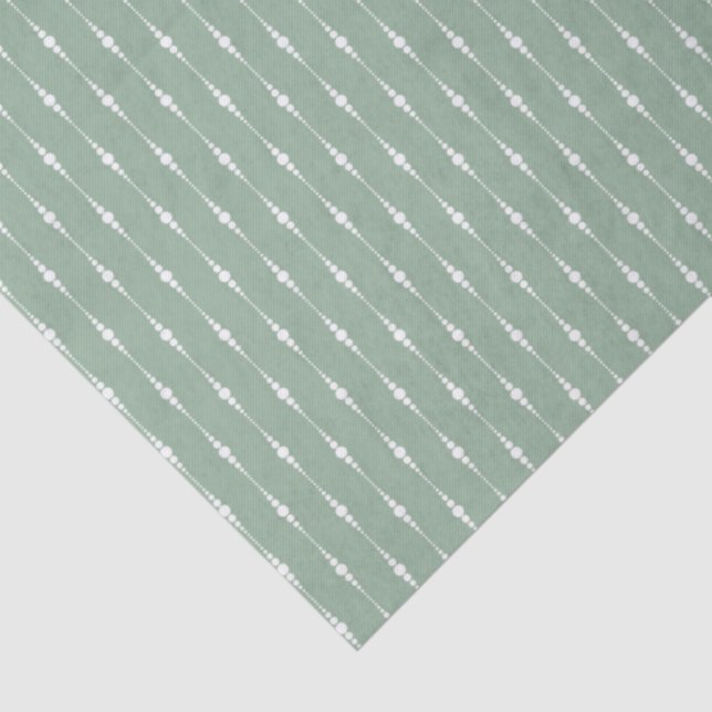 Papel De Seda Sage Green Color Watercolor Pattern (Detalle)