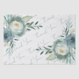 Papel De Seda Sage Green Floral Boda