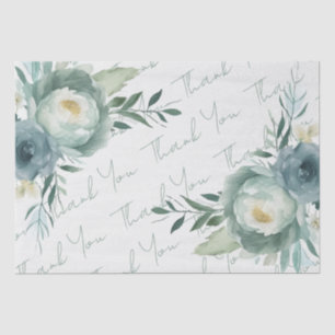 Papel De Seda Sage Green Floral Boda
