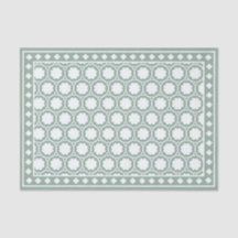 Sage Green Modern Bone Inlay Decoupage Paper