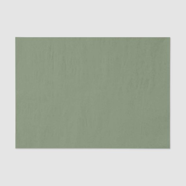 Papel De Seda Sage Green Tissue Paper (Anverso)