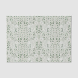Papel De Seda Sage y Dandelions Green