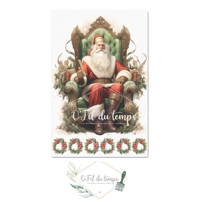 Papel De Seda Saint-Nic Holiday Decoupage Paper (Subido por el creador)
