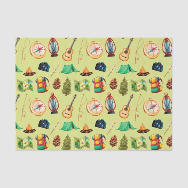 Papel De Seda Salida de acampada (Anverso)