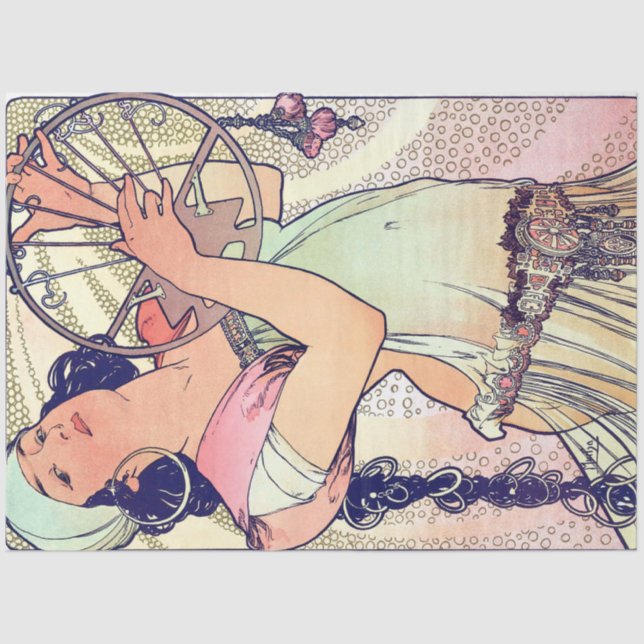Papel De Seda Salome, Alphonse Mucha (Anverso)