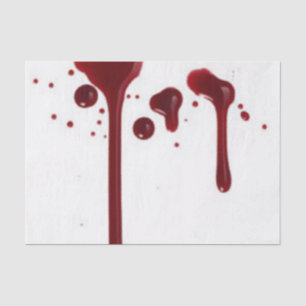 Papel De Seda salpicadura cuarta de la sangre