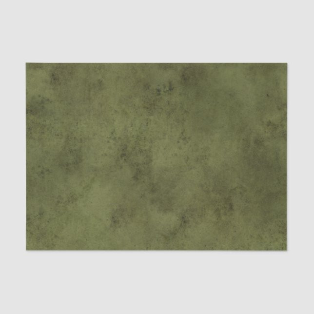 Papel De Seda Salpicaduras verdes y negras (Anverso)