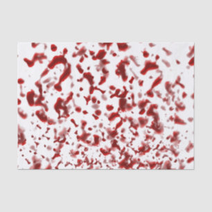 Papel De Seda Salpicón de la sangre