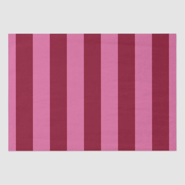 Papel De Seda Salsa Flamingo Stripe Rosa (Anverso)