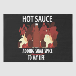 Papel De Seda Salsa Picante Ketchup Fuego Pimiento Rojo Chili