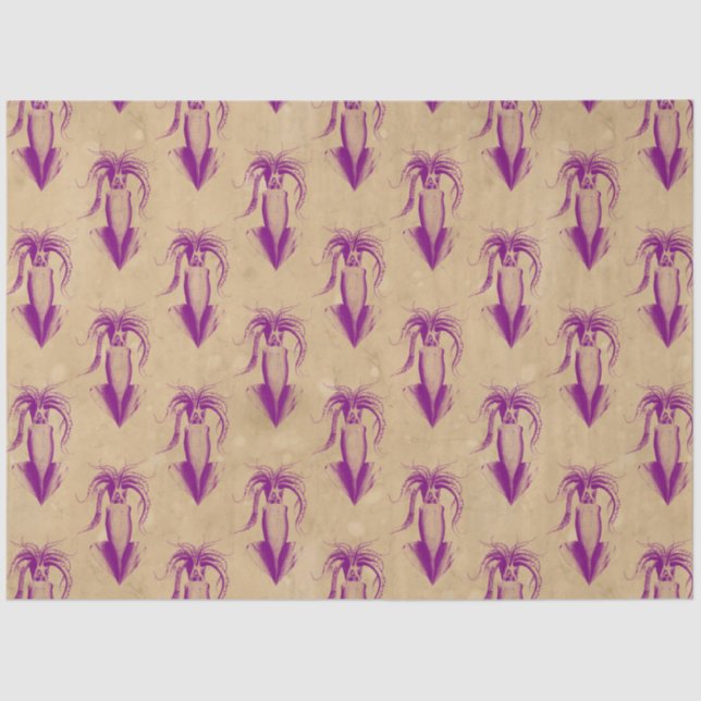 Papel De Seda Salt Witch Grimore Series Design 7 (Anverso)