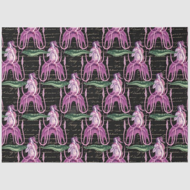 Papel De Seda Salt Witch Grimore Series Design 8 (Anverso)