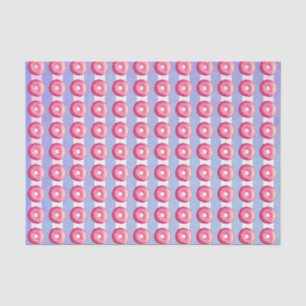 Papel De Seda Salto Con Escarcha Rosa Y Rociadores Sobre Rayas