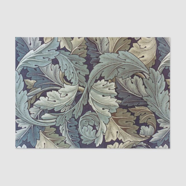 Papel De Seda Saltos de fondo de William Morris Acanthus (Anverso)