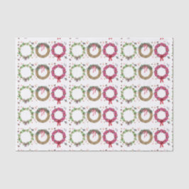 Papel De Seda Saludo de feriado de los navidades