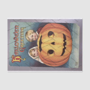 Papel De Seda Saludo de Halloween de Ellen Clapsaddle