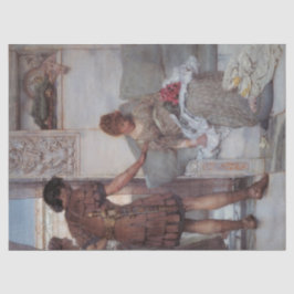 Papel De Seda Saludo silencioso (por Lawrence Alma-Tadema)