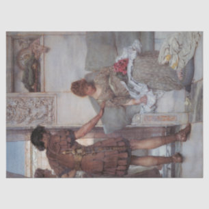 Papel De Seda Saludo silencioso (por Lawrence Alma-Tadema)