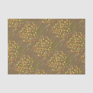 Papel De Seda Saludos de otoño
