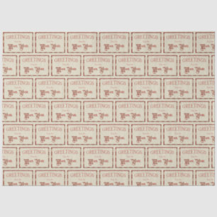 Papel De Seda Saludos desde el Polo Norte