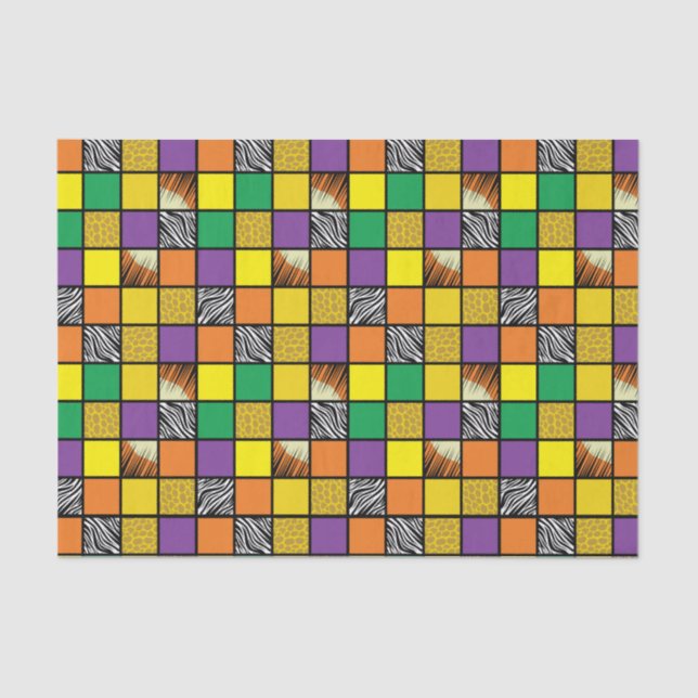 Papel De Seda Salvaje Fiesta Safari (Anverso)