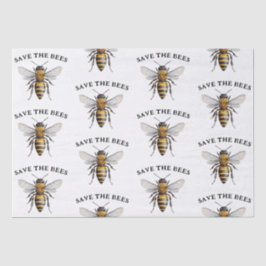 Papel De Seda Salvar a las abejas