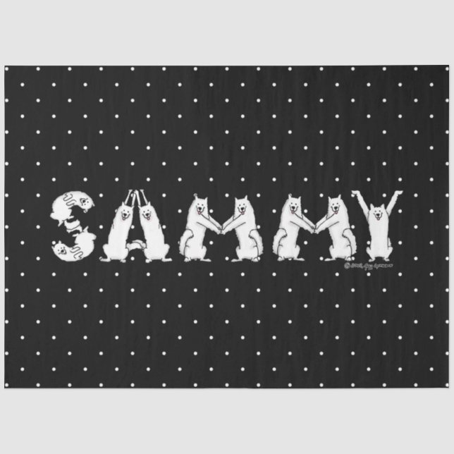 Papel De Seda Sammy en letras samoyadas (Anverso)