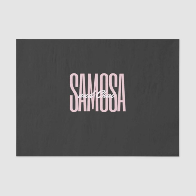 Papel De Seda samosa y chai T-Shirt (Anverso)