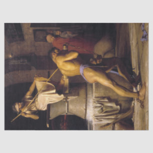 Papel De Seda Samson y los filisteos por Carl Bloch