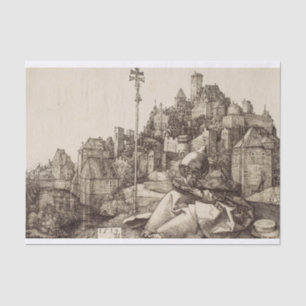 Papel De Seda San Antonio leyendo por Albrecht Durer