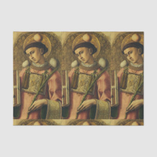 Papel De Seda San Esteban el Protomártir Iconografía Artística F