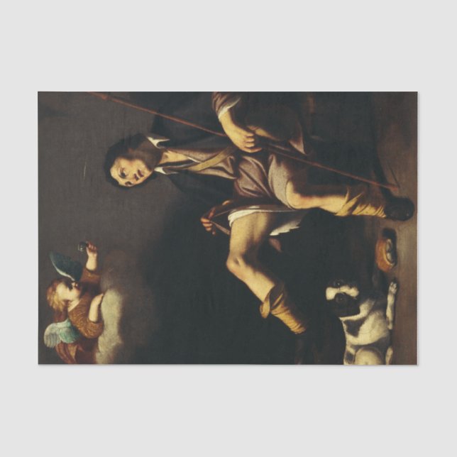 Papel De Seda San Roque y el Ángel de Guy François (Anverso)