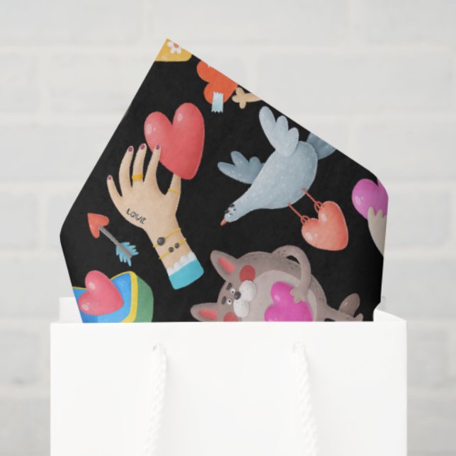 Papel de Seda San Valentín (Bolsa de regalo)