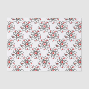Papel De Seda San Valentín Corazones Rojos Atómicos