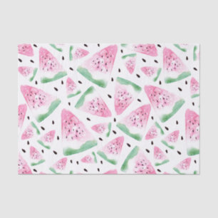 Papel De Seda sandía acuarela